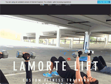 Tablet Screenshot of lamortelift.com